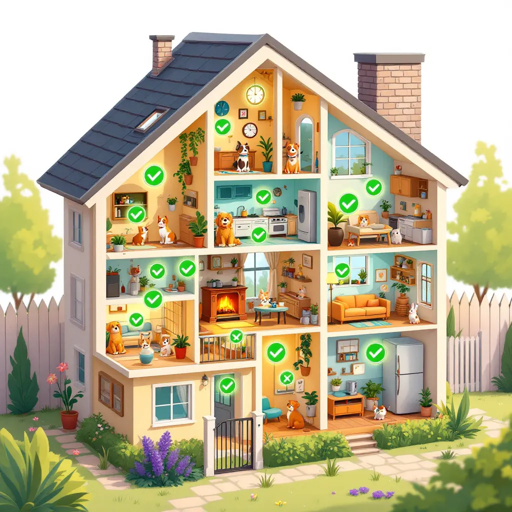 Zuhause sicher für Haustier