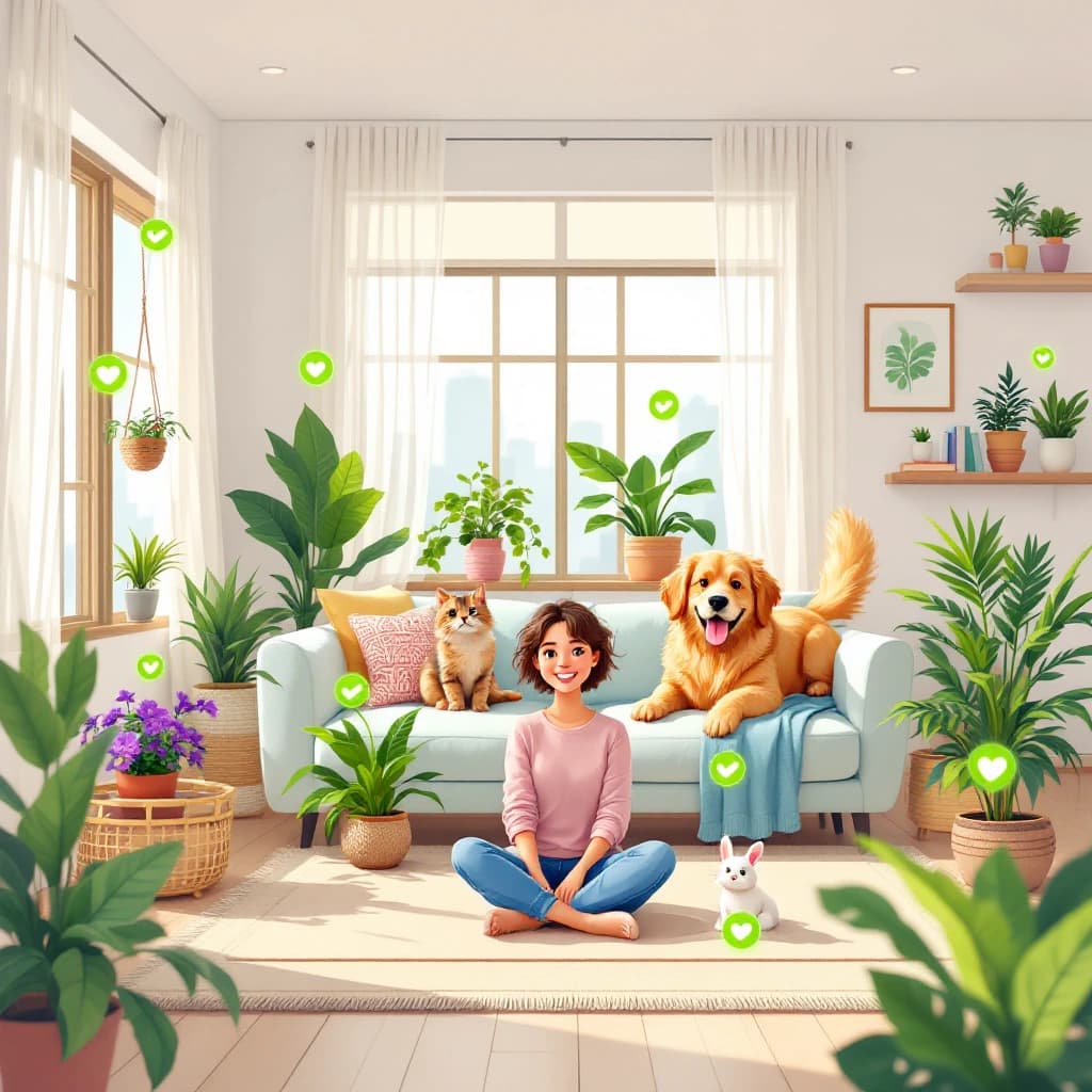 Überblick giftige und sichere Pflanzen für Haustiere